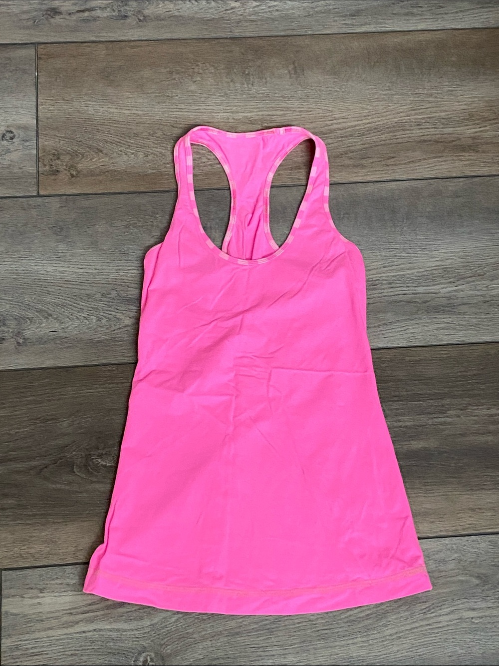 lululemon athletica Hot Pink Racerback Tank Top